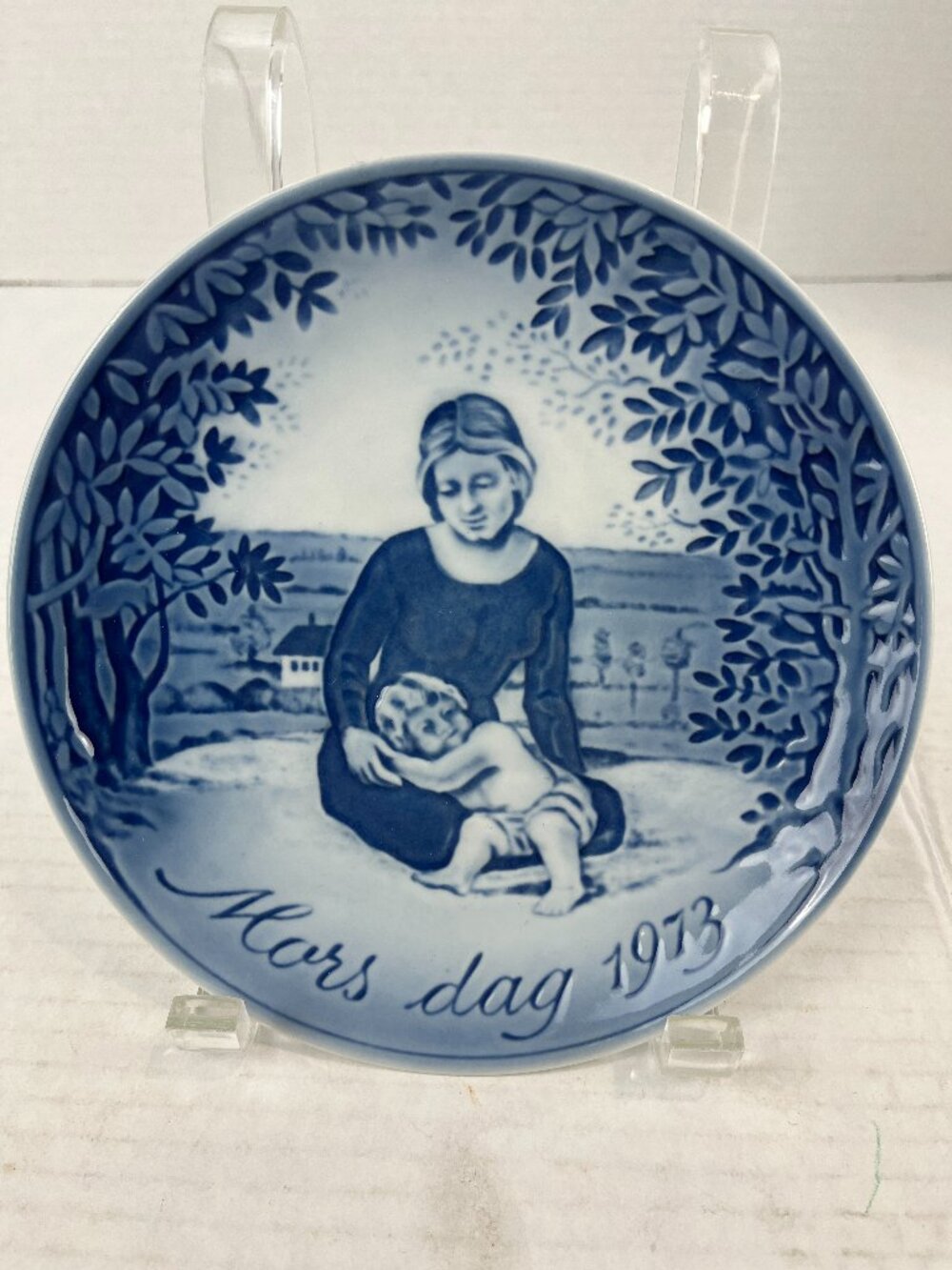 Collector Plate, Mars Day 1973, George Jensen First Issue